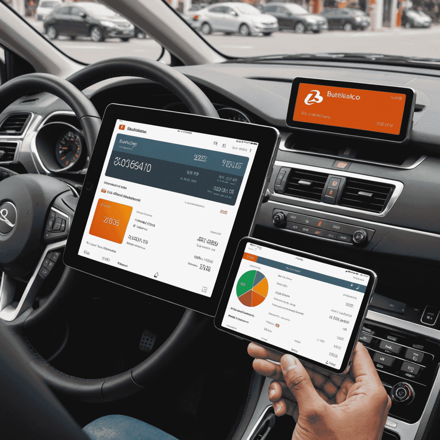 A digital dashboard showing various bills and invoices being paid with a single click. The interface features the Batelco quick pay branding and emphasizes the ease and efficiency of bill management.